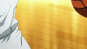 Hayama dribbles past Miyaji