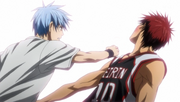 Kuroko beat Kagami