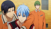 Midorima with Takao and Kuroko