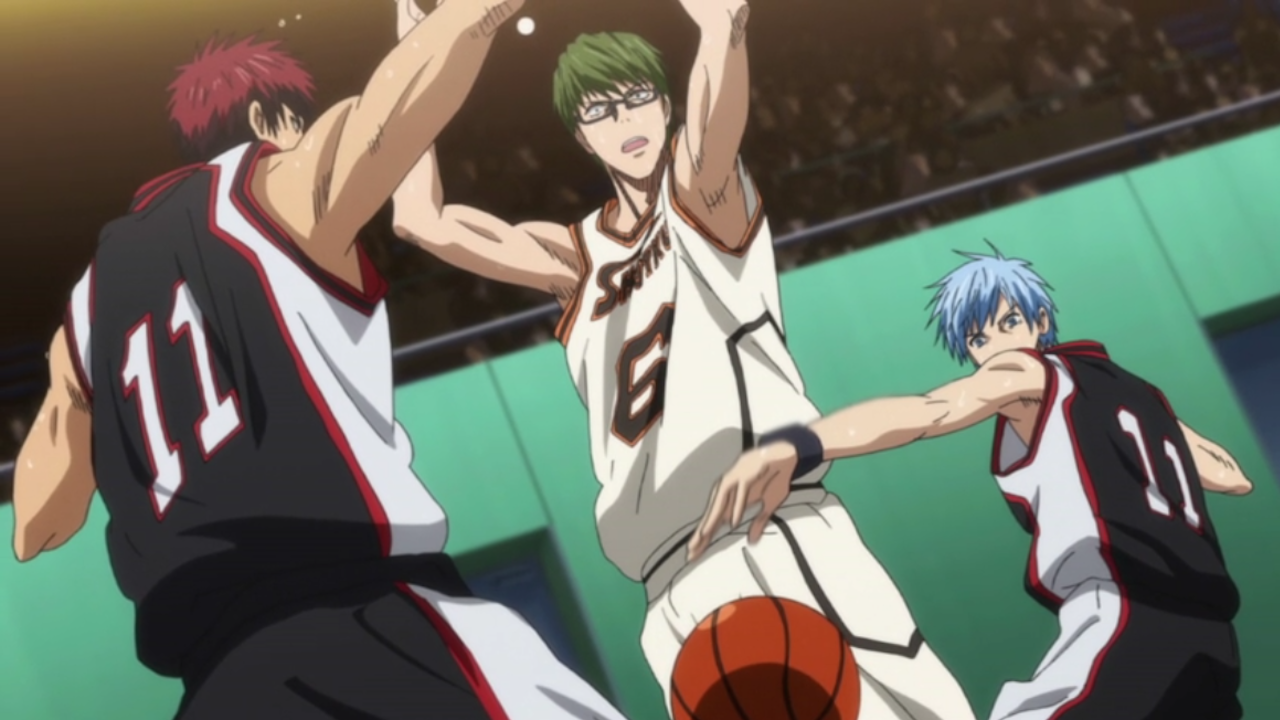 Image Kuroko stops Midorima from shooting.png Wiki Kuroko's basket