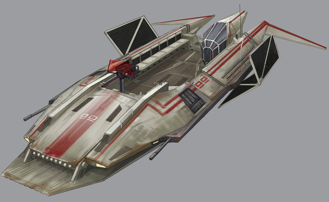 clone trooper carrier ship