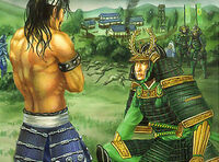 Hachi swore fealty to Kuon