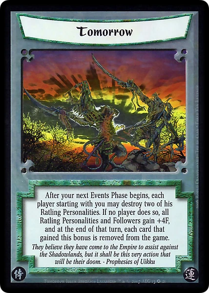 Image result for tomorrow l5r