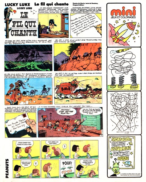 Lucky luke fil qui chante la presse