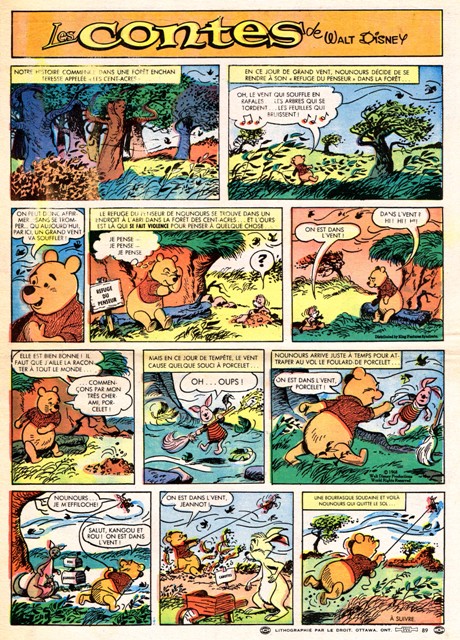 Winnie vent la presse