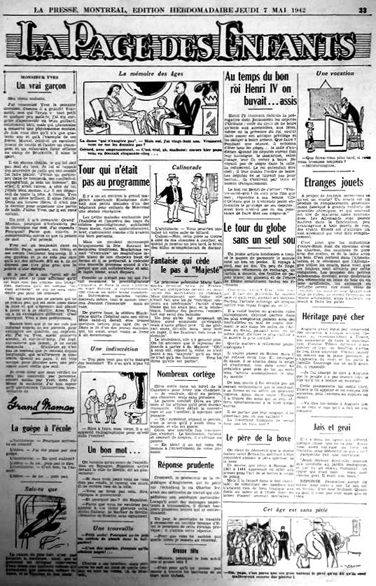 La presse du jeudi