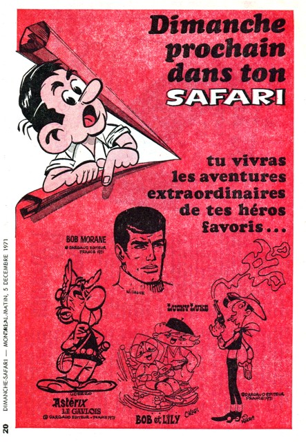 Safari changement