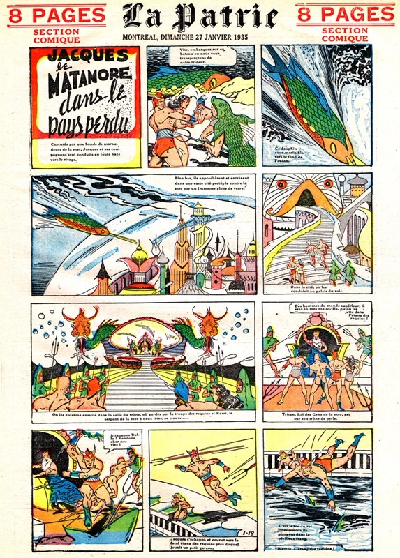 Jacques Le Matamore La Patrie Du Dimanche Wikia La BD De Journal Au 