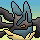 Cara de Mega-Lucario