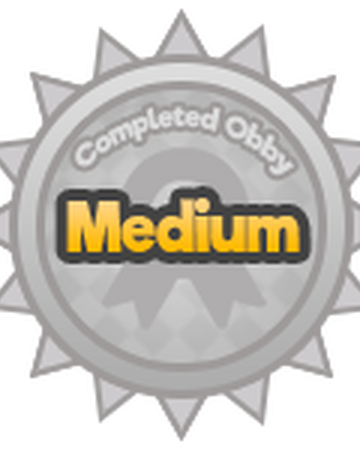 Badge Medium Obby Lab Experiment Roblox Wiki Fandom