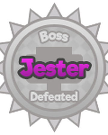 Badge Jester Boss Lab Experiment Roblox Wiki Fandom - roblox 4 years badge