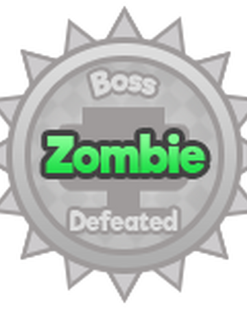 Badge Zombie Boss Lab Experiment Roblox Wiki Fandom - zombie lab roblox