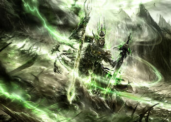 Portada El ascenso de de Nagash Nagash, el Inmortal por Jon Sullivan