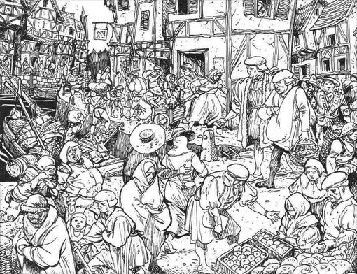 Enseña del Pincel y la Gaviota por Russ Nicholson Marienburgo