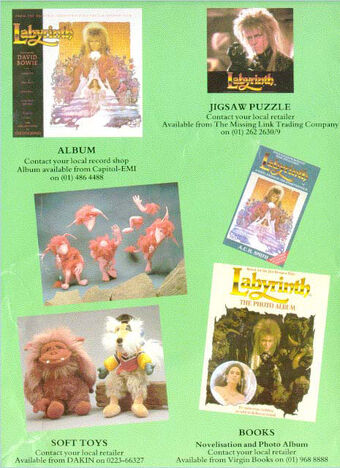Labyrinth Merchandise Labyrinth Wiki Fandom