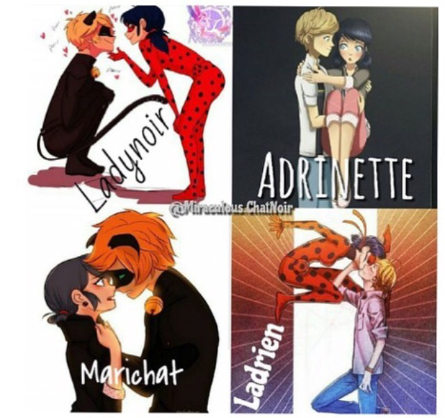 user blog ladybugsarah25 miraculous ladybug the four ships every miraculous ladybug fan has an opinion about which ship they like better the ships are ladynoir ladybug and cat noir