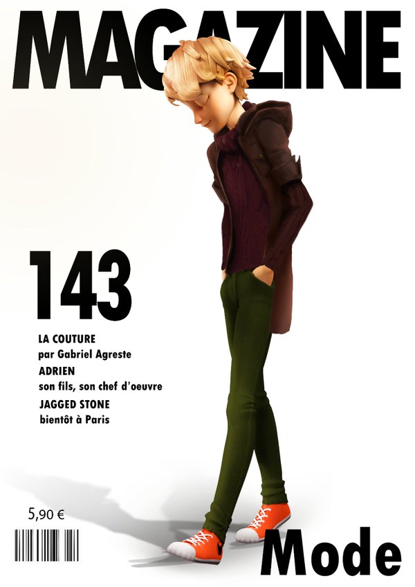image adrien magazine 143 jpg miraculous ladybug wiki a christmas special miraculous ladybug