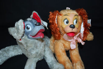 lady and the tramp stuffed animals