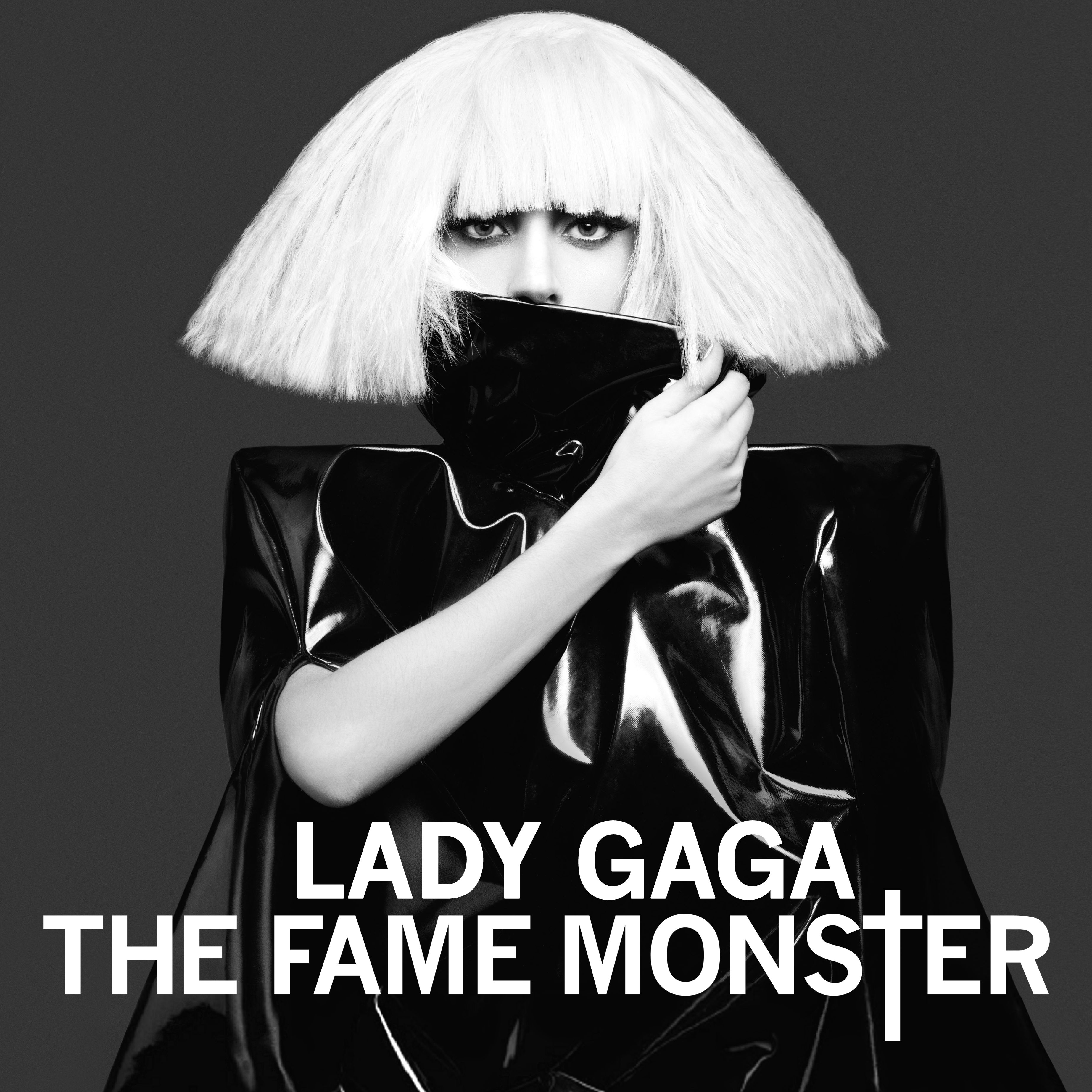 Resultado de imagem para the fame monster lady gaga album cover HD
