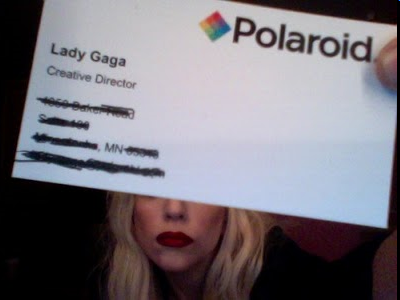 polaroid business cards