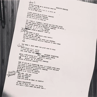 Million Reasons Song Gagapedia Fandom