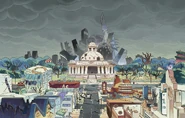 CN City Destruction Background