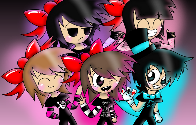File:Four gals and one guy with shading.png