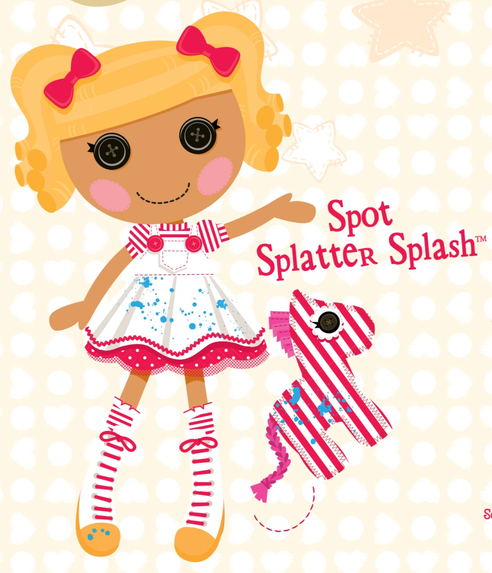 lalaloopsy spot splatter splash doll