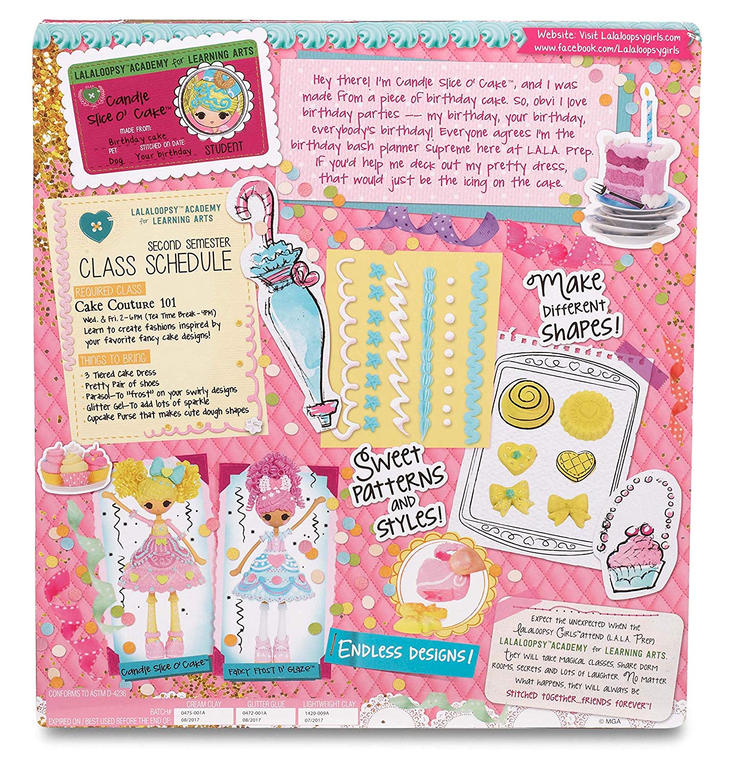 lalaloopsy candle slice o cake