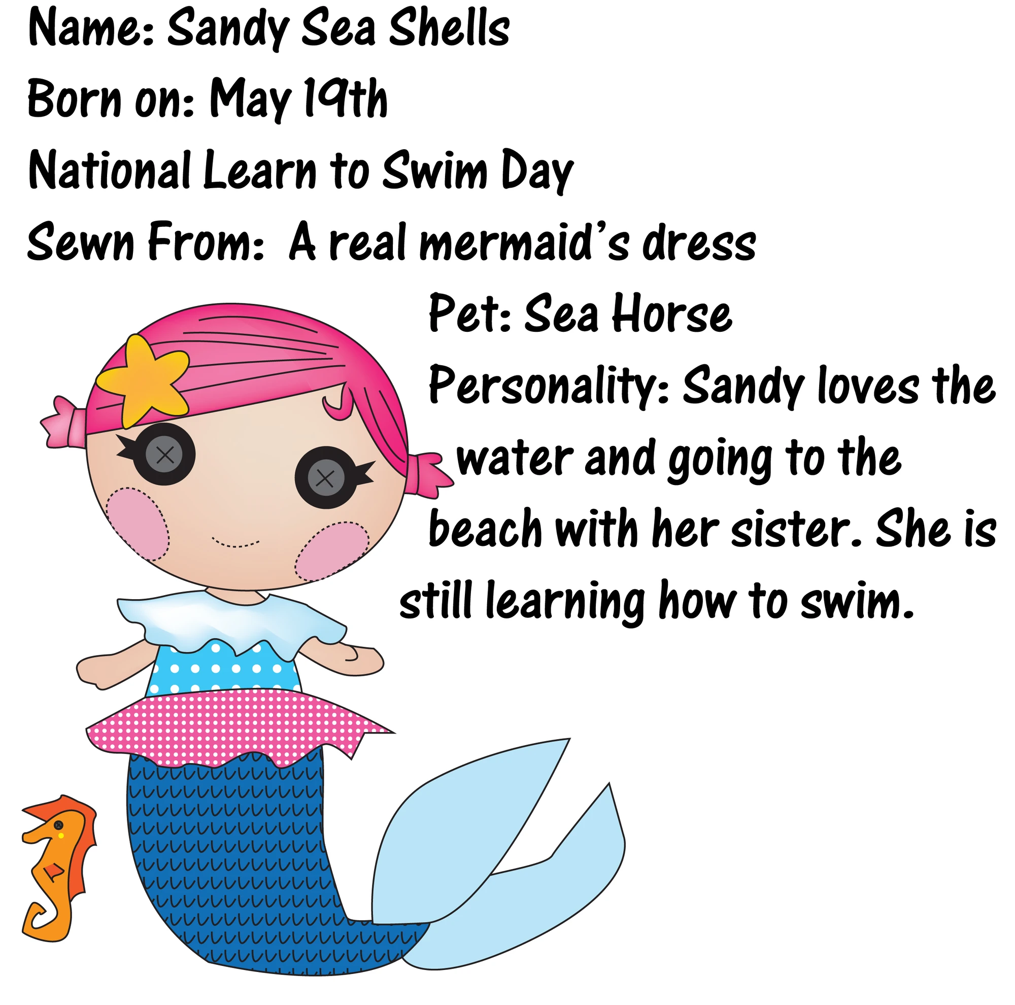 Sandy Sea Shells Lalaloopsy Land Fanon Wiki FANDOM powered by Wikia