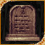 Icon achievement warningtablet