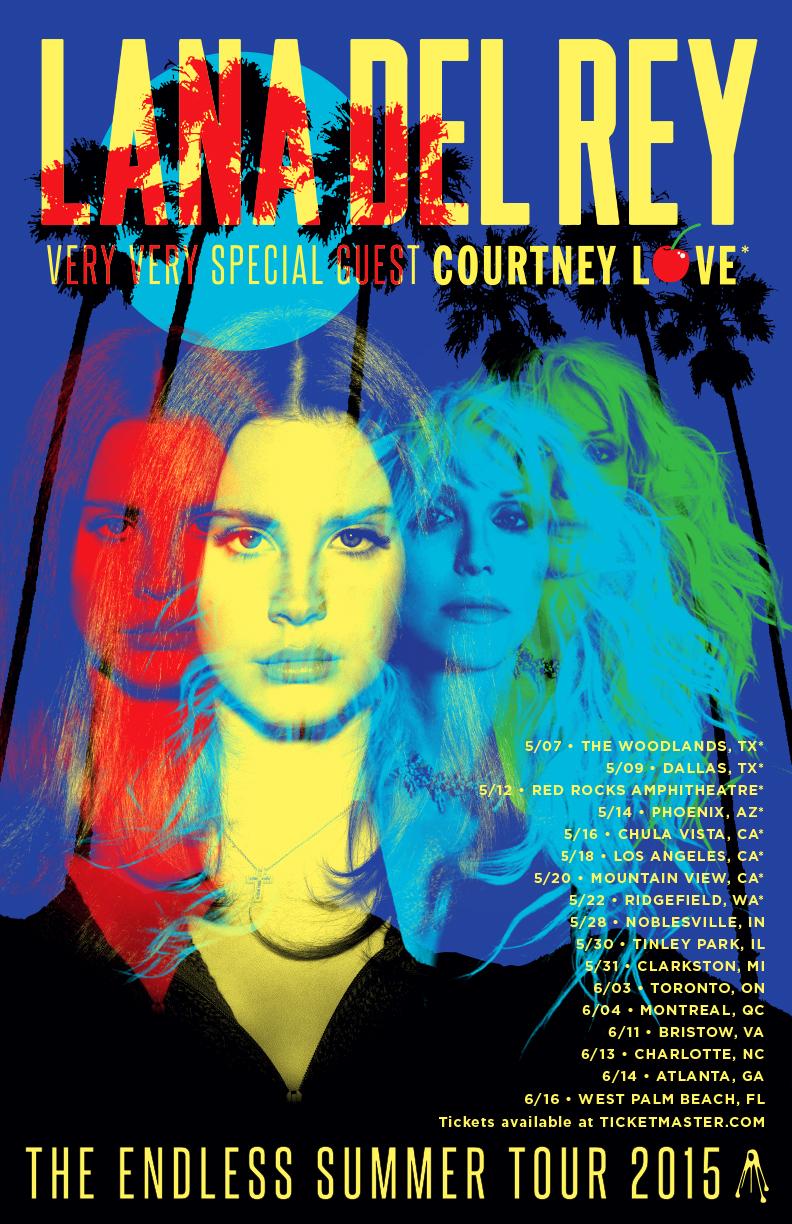 lana del rey tour poster