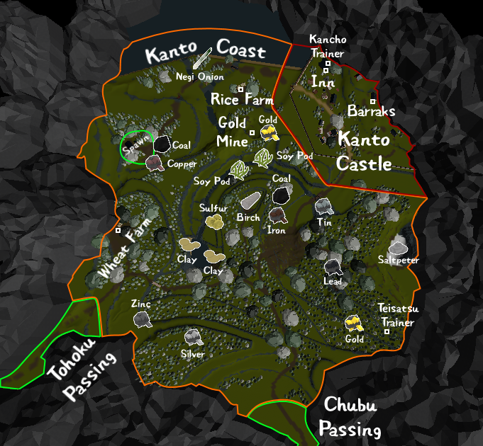 Kanto Land Of The Rising Sun Wiki Fandom - roblox land of the rising sun map