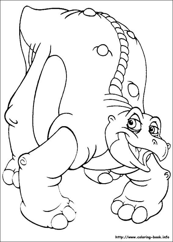 Image - Spike coloring page 2.jpg | Land Before Time Wiki | FANDOM