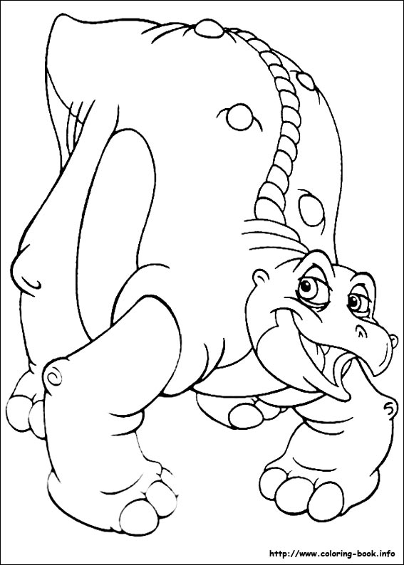 Image - Spike coloring page 2.jpg | Land Before Time Wiki ...