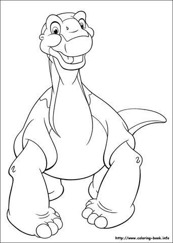 Image - Littlefoot coloring page.jpg | Land Before Time Wiki | FANDOM