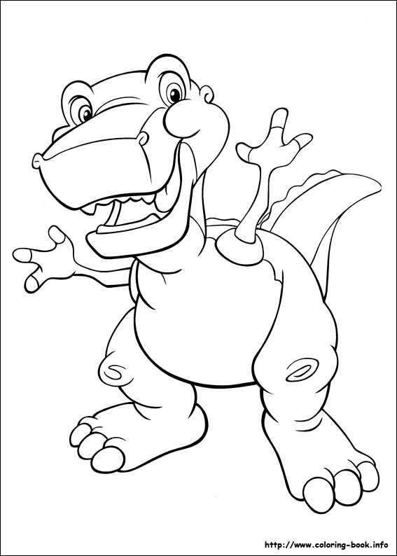 image chomper coloring page jpg land before time wiki fandom