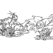 The Land Before Time Movie Coloring Pages Land Before Time