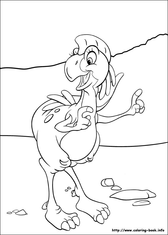 Image - Ruby coloring page 2.jpg | Land Before Time Wiki | FANDOM