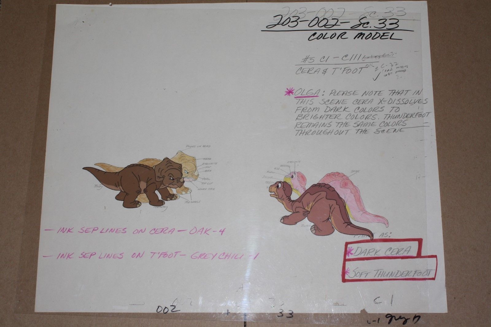Image Original Animation Production Model Cel And