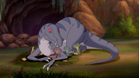 Sharptooth Mom with babies