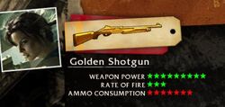 Golden shotgun screen
