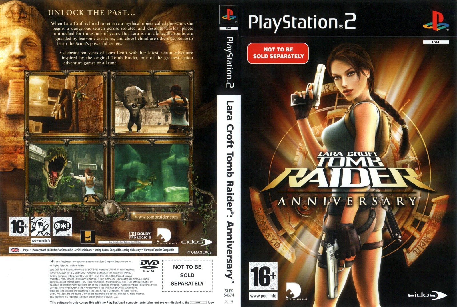 Image 256752laracrofttombraideranniversaryplaystation2frontcover.jpg Lara Croft