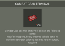 Combat Gear Terminal, LDoE