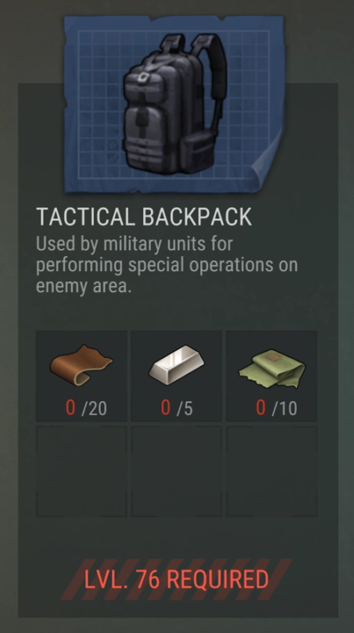 Tactical Backpack Last Day on Earth Survival Wiki FANDOM powered