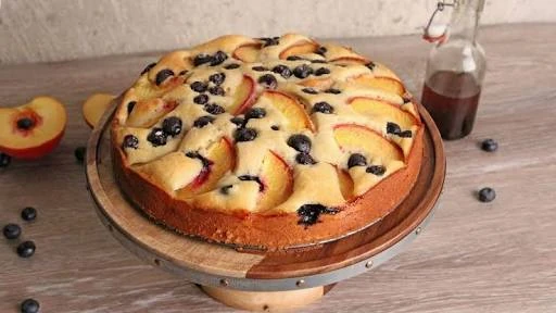Peach And Blueberry Coffee Cake Laura In The Kitchen Wiki Fandom