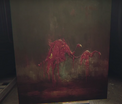 Canvas-blood-flamingoes