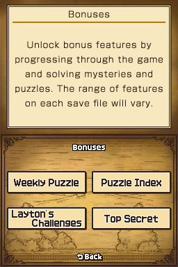 Bonuses Professor Layton Wiki Fandom