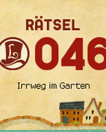 Irrweg Im Garten Professor Layton Wiki Fandom