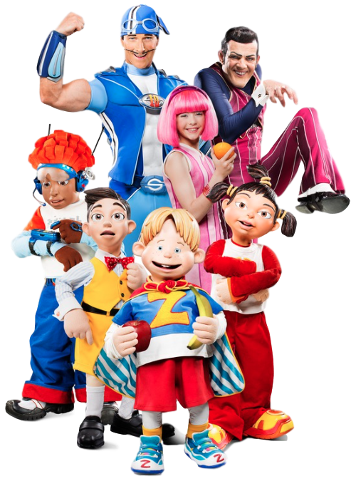 Image Nick Jr Lazytown Characters Cast Main Png